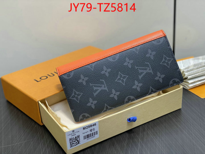 LV Bags(TOP)-Wallet 1:1 replica wholesale ID: TZ5814 $: 79USD,