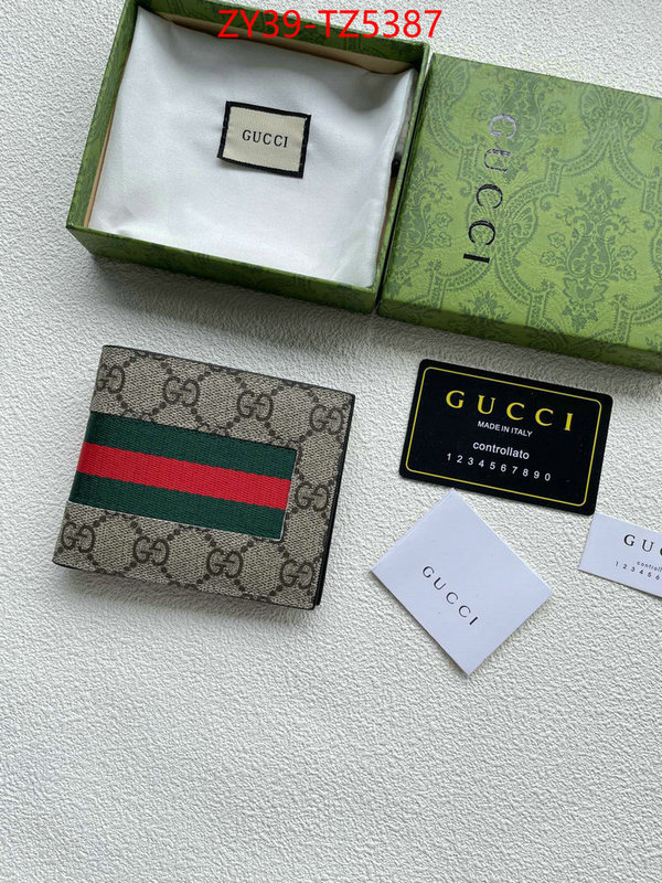 Gucci Bags(4A)-Wallet- find replica ID: TZ5387 $: 39USD,