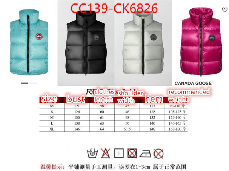 Down jacket Women-Canada Goose the most popular ID: CK6826 $: 139USD