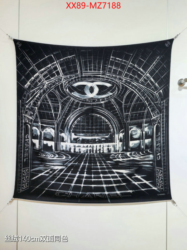 Scarf-Chanel wholesale replica shop ID: MZ7188 $: 89USD