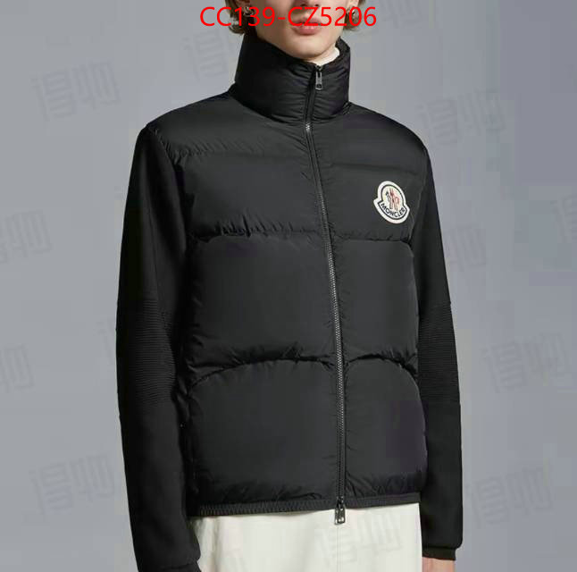 Down jacket Men-Moncler high quality happy copy ID: CZ5206 $: 139USD