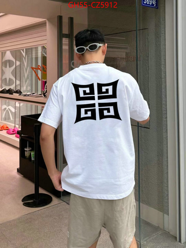 Clothing-Givenchy we provide top cheap aaaaa ID: CZ5912 $: 55USD
