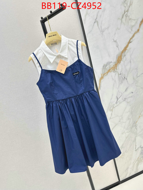 Clothing-MIU MIU sell online luxury designer ID: CZ4952 $: 119USD