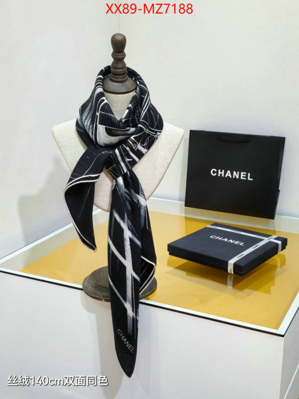 Scarf-Chanel wholesale replica shop ID: MZ7188 $: 89USD