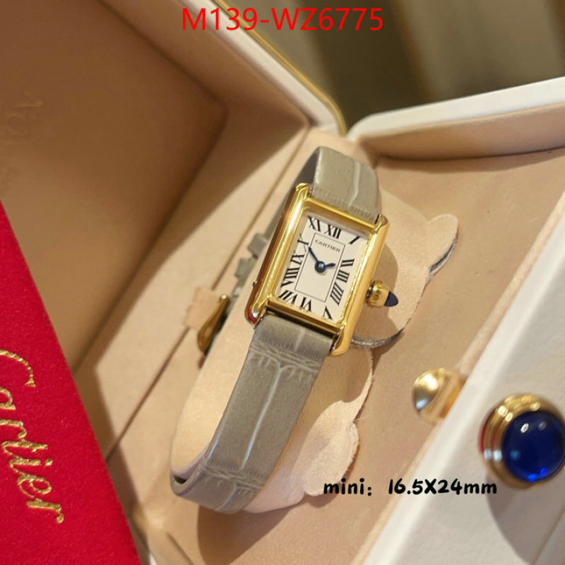 Watch(4A)-Cartier is it illegal to buy dupe ID: WZ6775 $: 139USD