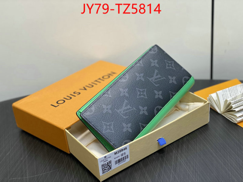 LV Bags(TOP)-Wallet 1:1 replica wholesale ID: TZ5814 $: 79USD,