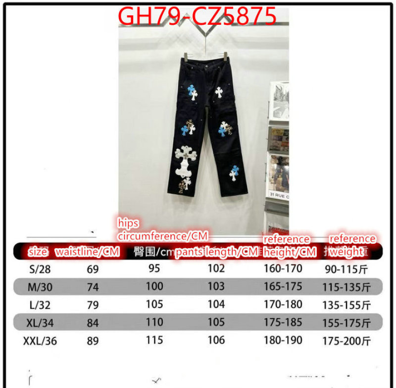 Clothing-Chrome Hearts luxury shop ID: CZ5874 $: 79USD