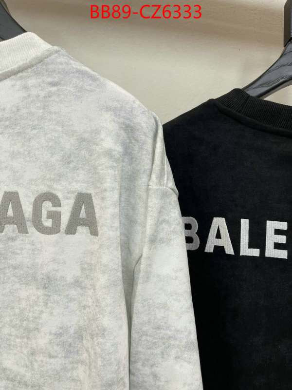 Clothing-Balenciaga top 1:1 replica ID: CZ6333 $: 89USD