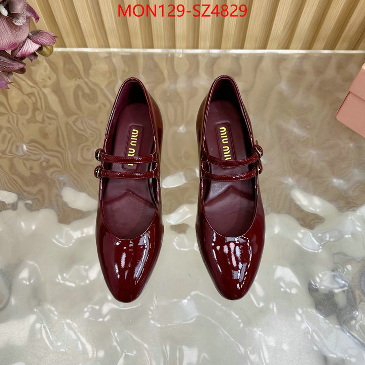 Women Shoes-Miu Miu luxury fake ID: SZ4829 $: 129USD