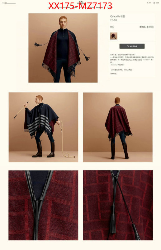Scarf-Burberry 2024 replica wholesale cheap sales online ID: MZ7173 $: 175USD