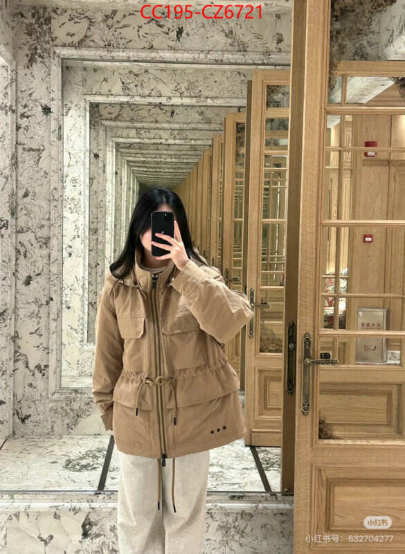 Down jacket Women-Moncler where to buy the best replica ID: CZ6721 $: 195USD