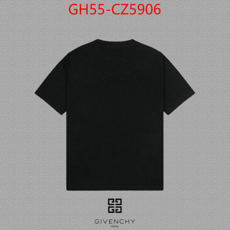 Clothing-Givenchy customize best quality replica ID: CZ5906 $: 55USD