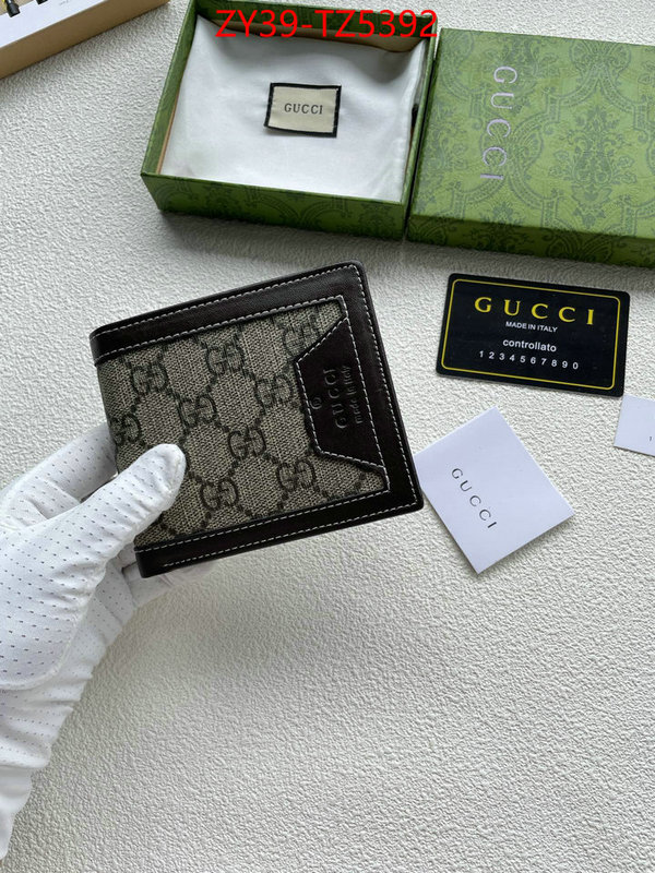 Gucci Bags(4A)-Wallet- what best designer replicas ID: TZ5392 $: 39USD,