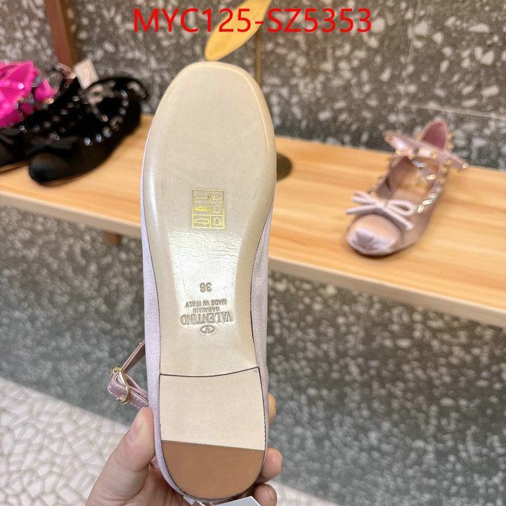 Women Shoes-Valentino aaaaa replica designer ID: SZ5353 $: 125USD