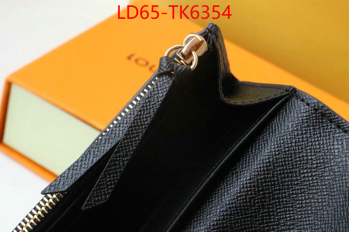LV Bags(TOP)-Wallet luxury shop ID: TK6354 $: 65USD,