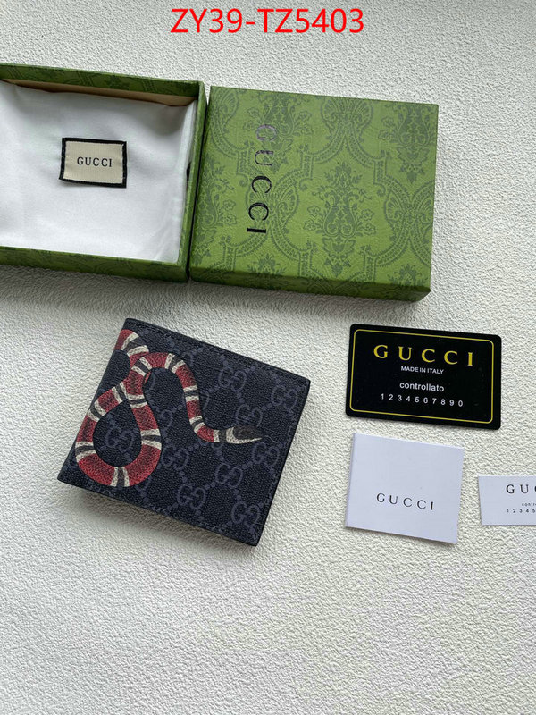 Gucci Bags(4A)-Wallet- buy high-quality fake ID: TZ5403 $: 39USD,