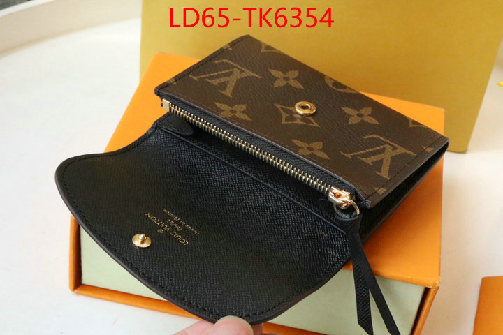 LV Bags(TOP)-Wallet luxury shop ID: TK6354 $: 65USD,