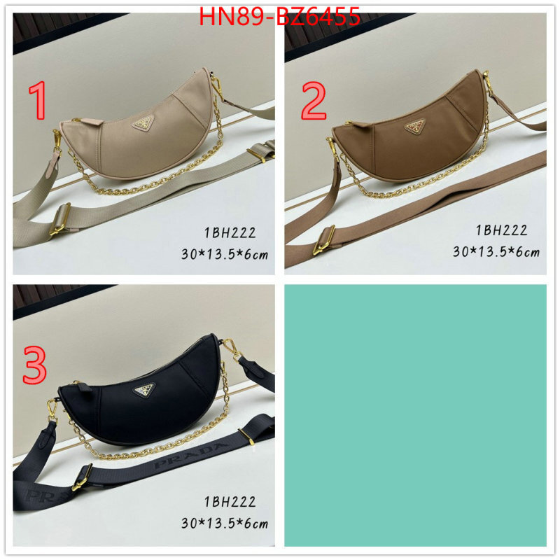 Prada Bags(4A)-Crossbody- unsurpassed quality ID: BZ6455 $: 89USD,