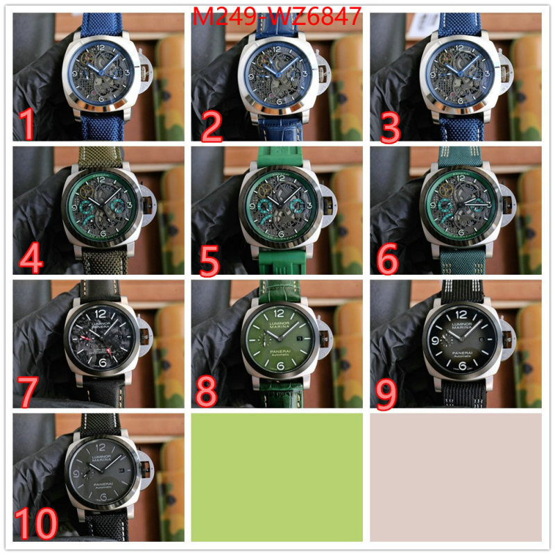 Watch(TOP)-Panerai buy high quality cheap hot replica ID: WZ6847 $: 249USD
