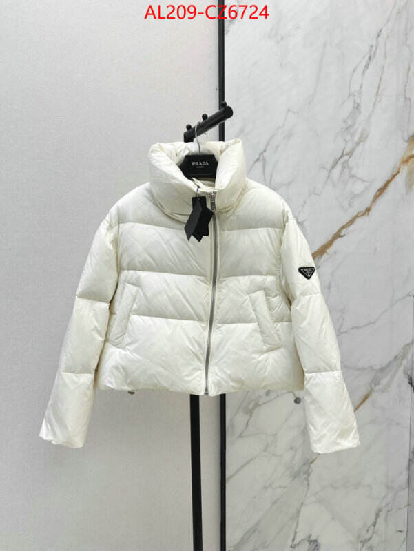 Down jacket Women-Prada cheap replica ID: CZ6724 $: 209USD