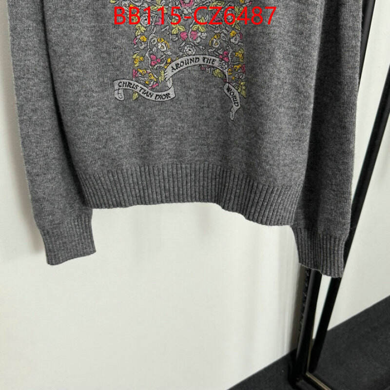 Clothing-Dior buy best quality replica ID: CZ6487 $: 115USD