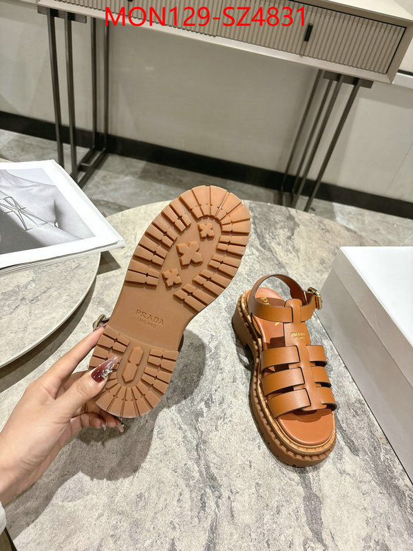 Women Shoes-Prada highest quality replica ID: SZ4831 $: 129USD
