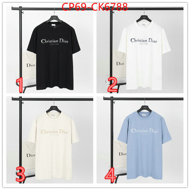 Clothing-Dior highest quality replica ID: CK6788 $: 69USD