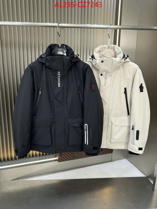 Down jacket Men-Moncler aaaaa ID: CZ7243 $: 235USD