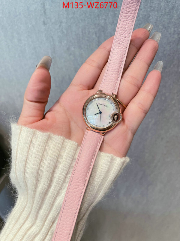 Watch(4A)-Cartier top quality designer replica ID: WZ6770 $: 135USD
