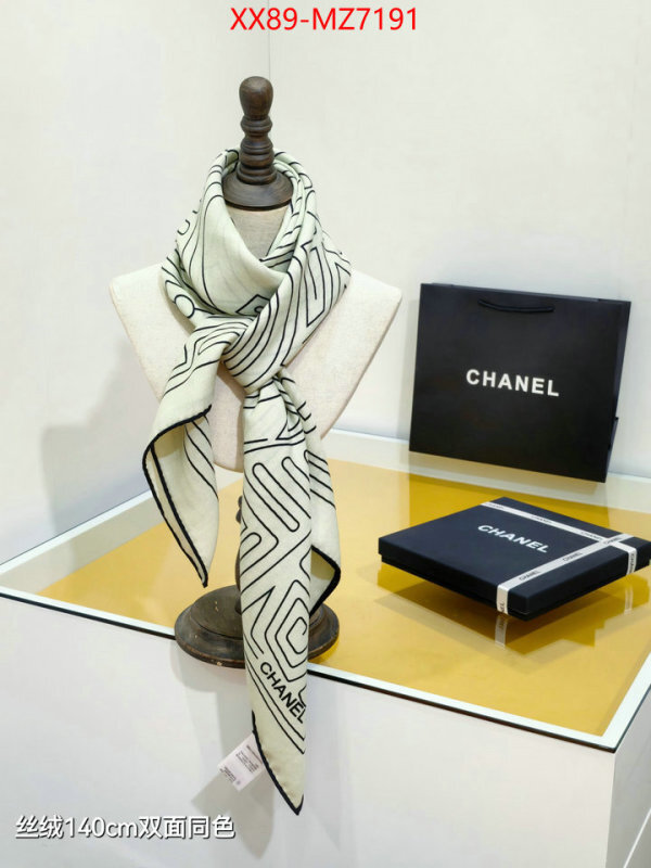 Scarf-Chanel where could you find a great quality designer ID: MZ7191 $: 89USD