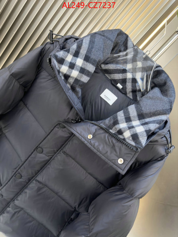 Down jacket Men-Burberry replica 1:1 high quality ID: CZ7237 $: 249USD