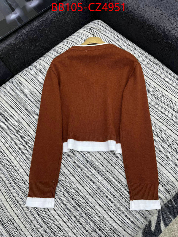 Clothing-MIU MIU most desired ID: CZ4951 $: 105USD