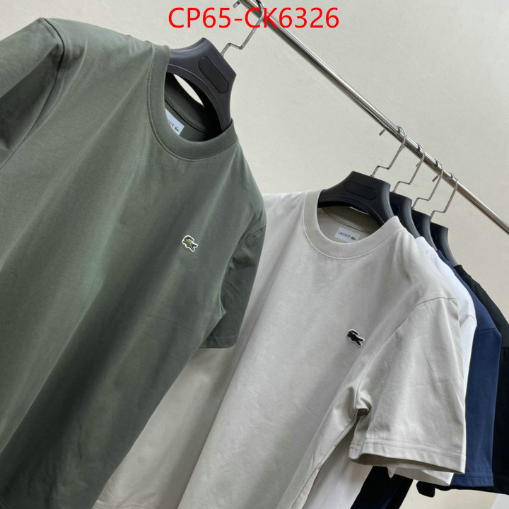 Clothing-Lacoste buy cheap replica ID: CK6326 $: 65USD