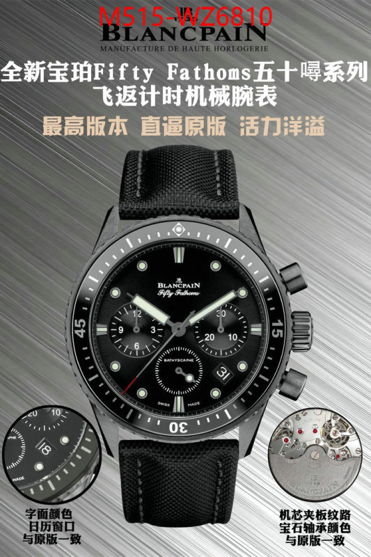 Watch(TOP)-Blancpain sellers online ID: WZ6810 $: 515USD