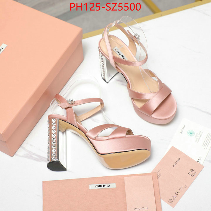 Women Shoes-Miu Miu wholesale designer shop ID: SZ5500 $: 125USD