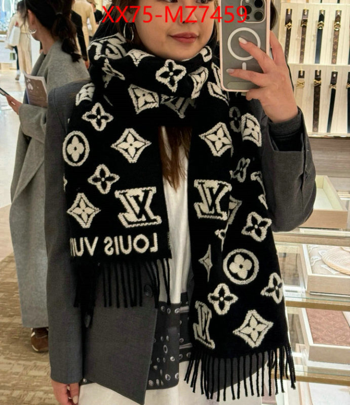 Scarf-LV top designer replica ID: MZ7459 $: 75USD