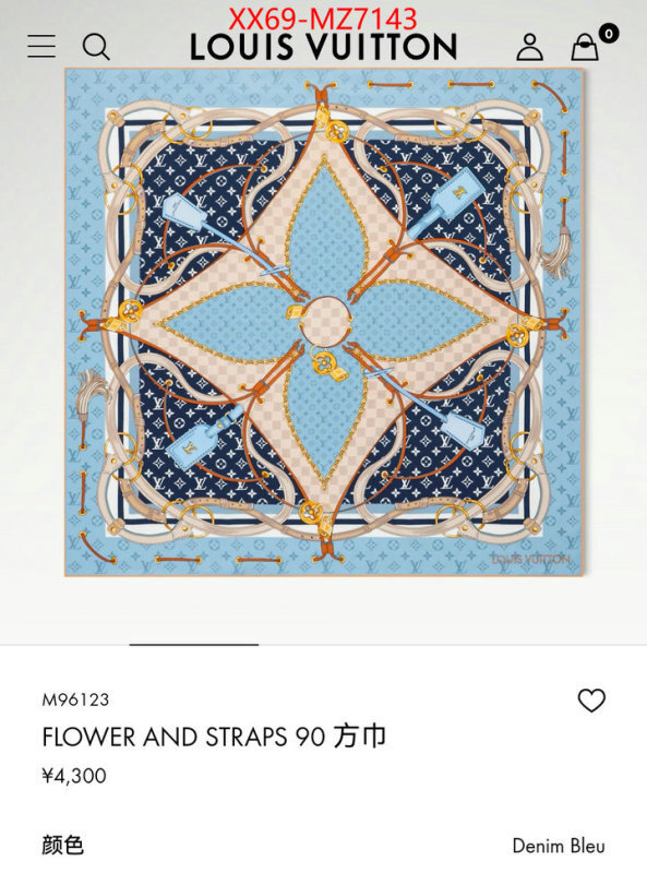 Scarf-LV cheap high quality replica ID: MZ7143 $: 69USD