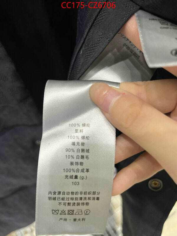 Down jacket Women-Dior replica for cheap ID: CZ6706 $: 175USD