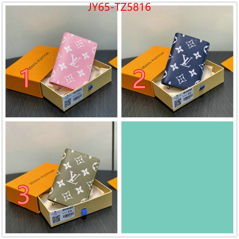 LV Bags(TOP)-Wallet fake high quality ID: TZ5816 $: 65USD,