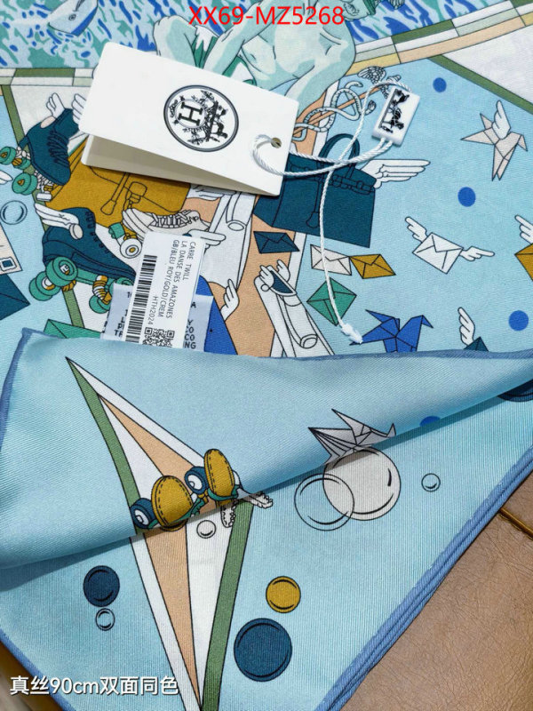 Scarf-Hermes designer fake ID: MZ5268 $: 69USD