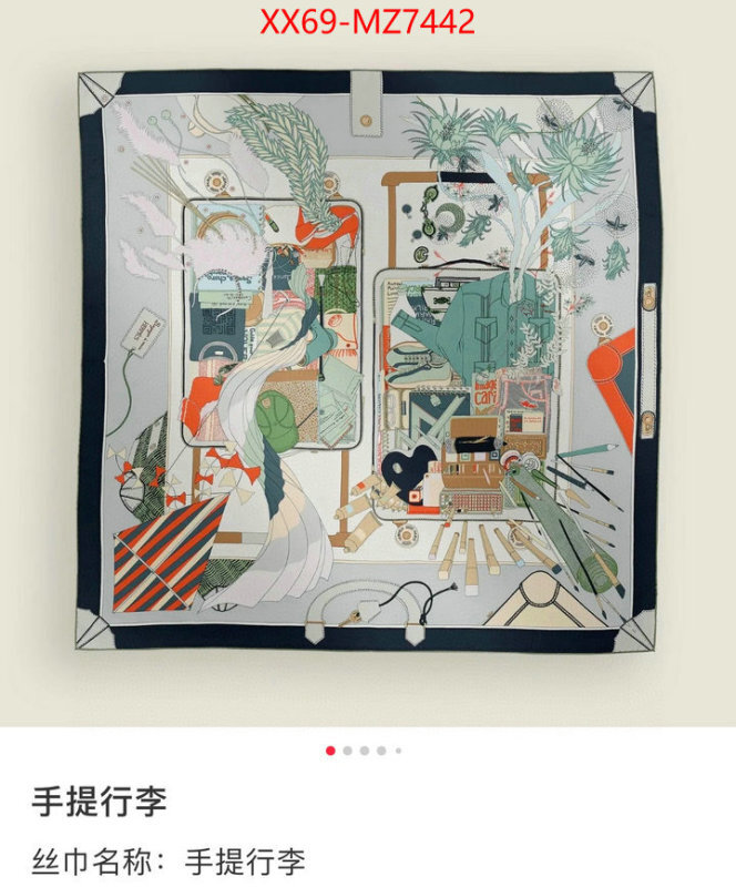 Scarf-Hermes knockoff highest quality ID: MZ7442 $: 69USD