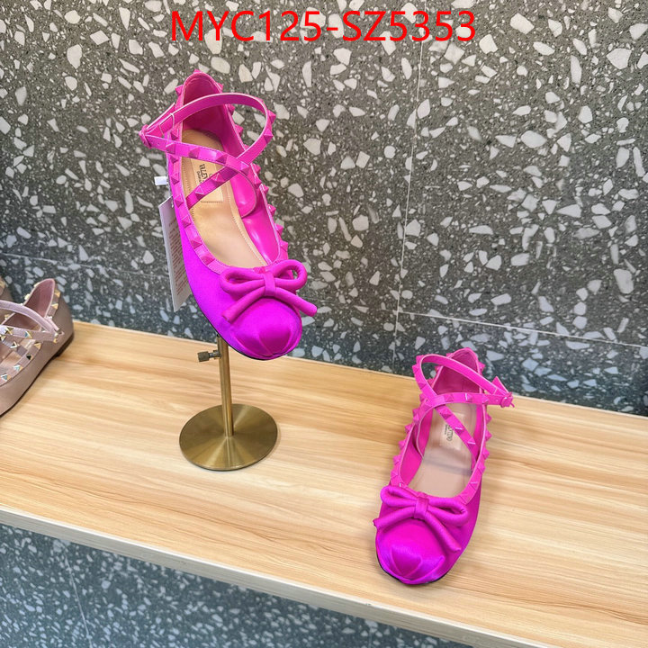 Women Shoes-Valentino aaaaa replica designer ID: SZ5353 $: 125USD
