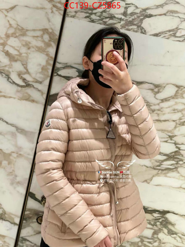 Down jacket Women-Moncler top quality website ID: CZ5865 $: 139USD