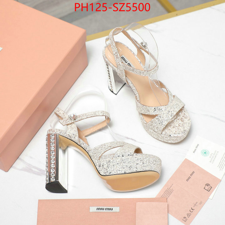 Women Shoes-Miu Miu wholesale designer shop ID: SZ5500 $: 125USD