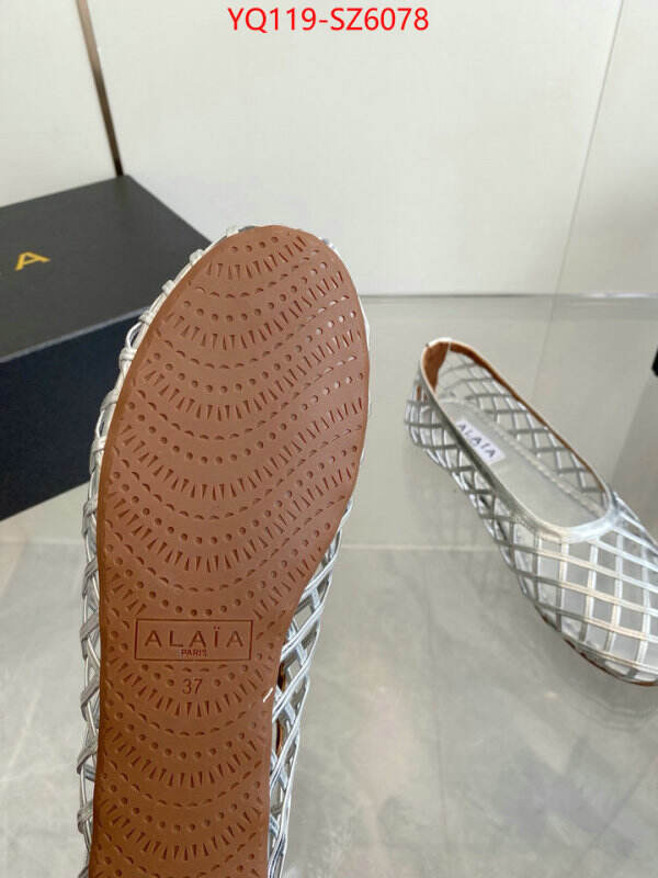 Women Shoes-ALAIA cheap high quality replica ID: SZ6078 $: 119USD