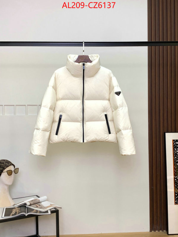 Down jacket Women-Prada the highest quality fake ID: CZ6137 $: 209USD