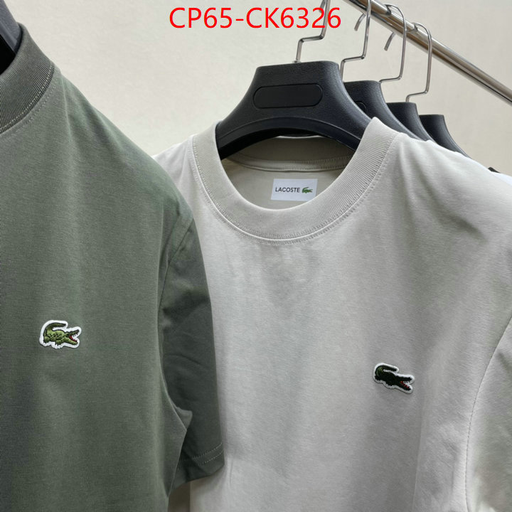 Clothing-Lacoste buy cheap replica ID: CK6326 $: 65USD