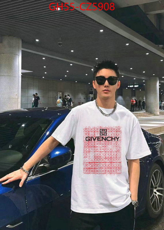 Clothing-Givenchy shop the best high quality ID: CZ5908 $: 55USD