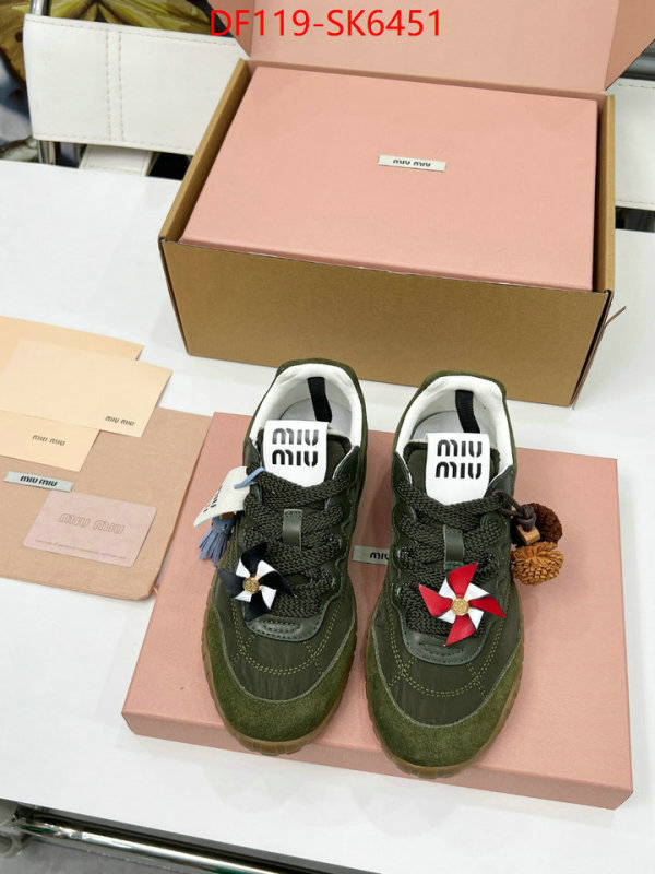 Women Shoes-Miu Miu quality replica ID: SK6451 $: 119USD