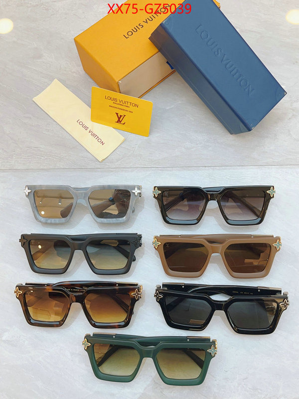 Glasses-LV shop cheap high quality 1:1 replica ID: GZ5039 $: 75USD